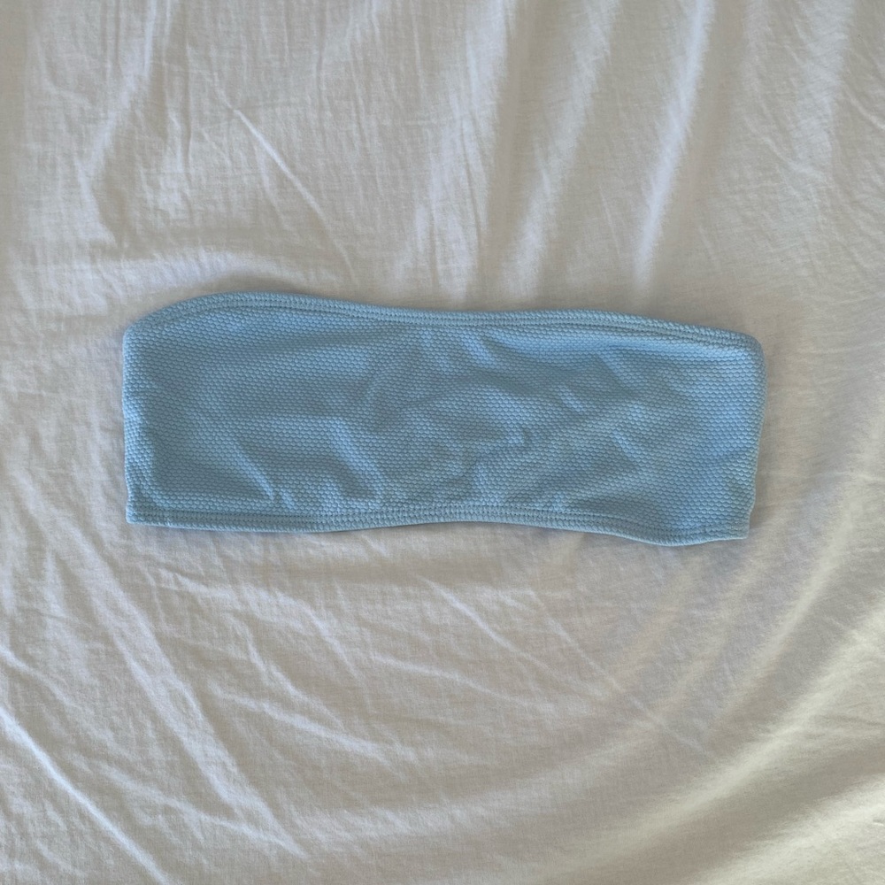 CABANA DEL SOL baby blue bandeau